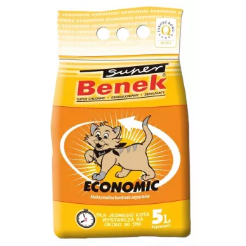 CERTECH Super Benek kvapnus molio granulės 5 L pilka, be dulkių, greitai sugeriantis