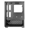 Mini bokso korpusas TACENS Mars Gaming MC-SE2 — Mini-ITX / Micro-ATX, juodas, šoninis langas, maitinimo šaltinis apačioje, palaiko 2x2,5 colio + 1x3,5 colio