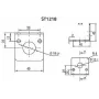 Laikiklis Datalogic ST-1218, matmenys 40×40×40 mm