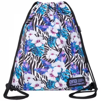 Batonų krepšys CoolPack Solo Flower Zebra