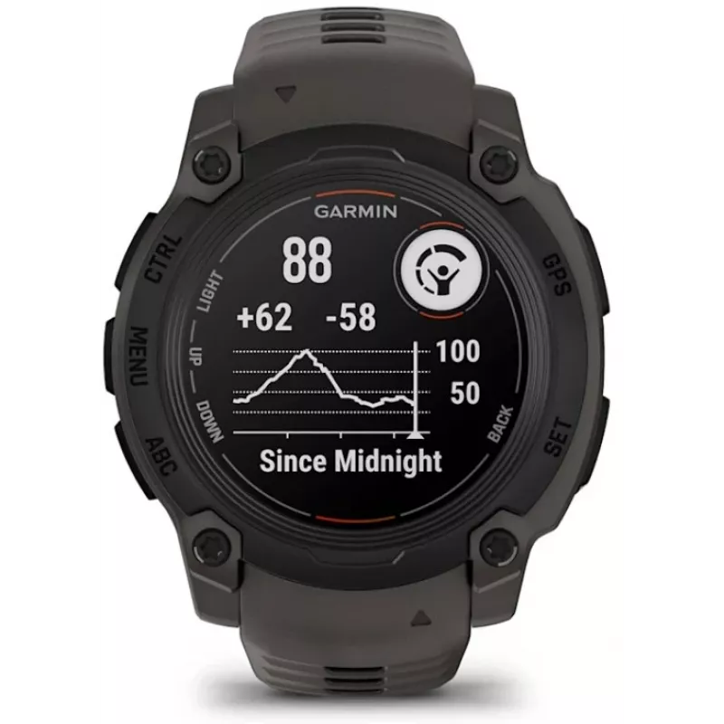 Garmin Instinct E laikrodis 2.18 cm (0.86 inch) MIP 40 mm skaitmeninis 166 x 166 pikseliai juodas GPS