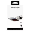 Nešiojamas 2-in-1 belaidis įkroviklis native union Voyage 2-In-1 Wireless Charger Sandstone USB išmaniesiems telefonams šviesiai pilka