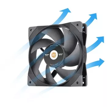 Thermaltake SWAFAN GT12 120mm korpuso ventiliatorius - juodas
