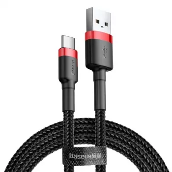 Mobiliojo telefono laidas Baseus Raudonas 1m USB A USB C