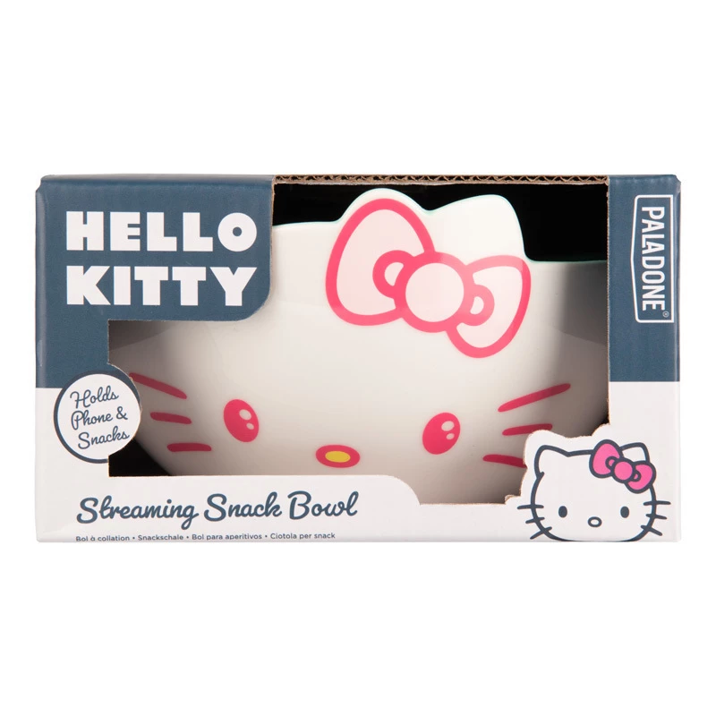 Paladone Hello Kitty užkandžių dubenėlis su telefonų laikikliu