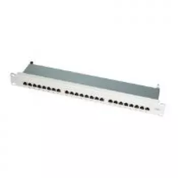 LogiLink - Skirstomasis skydelis - RJ-45 x 24 - Šviesiai pilka, RAL 7035 - 1U
