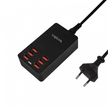 LogiLink PA0139 - apsauginis adapteris nuo viršįtampių ir perkrovų - universalus - AC - juodas - 100-240 V
