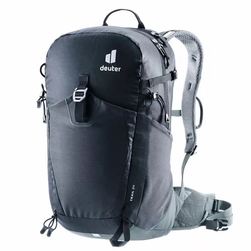 Kuprinė DEUTER Trail 25 — 25 l žygių kuprinė, juoda-šiferinė