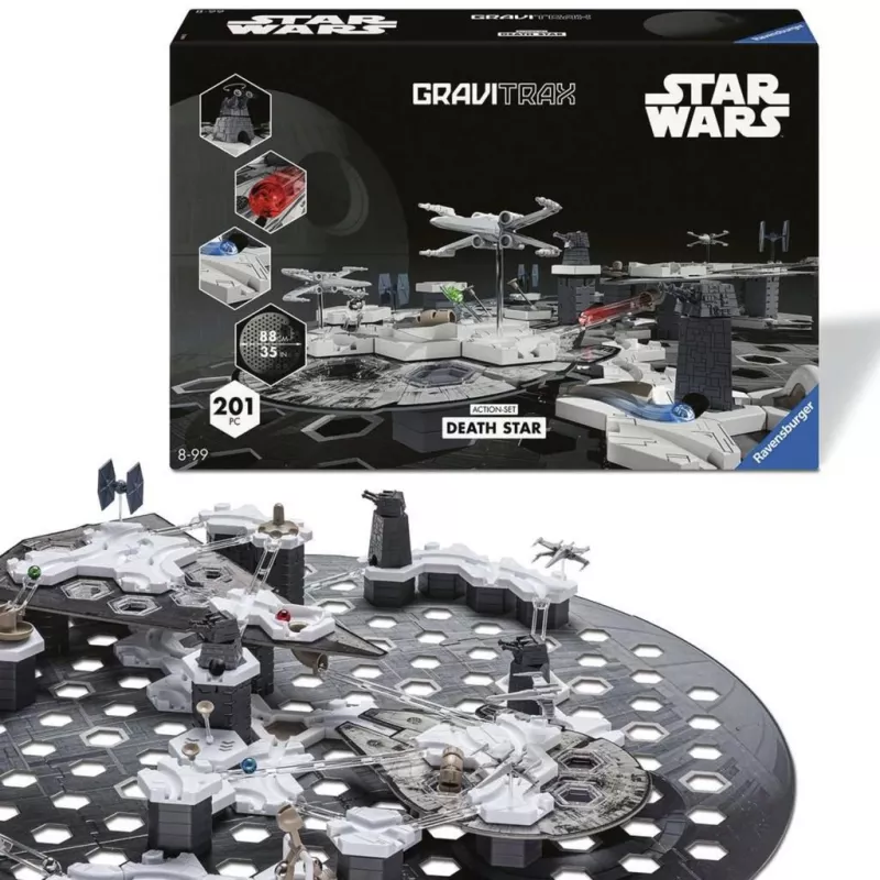 GraviTrax Action-Set Death Star, geležinkelio sistema