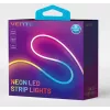 LED juostinis šviestuvas Vention PAEWH 2 m, USB maitinimas 5V, RGB su IR nuotolinio valdymo pulteliu, montavimas ant dvipusės juostos