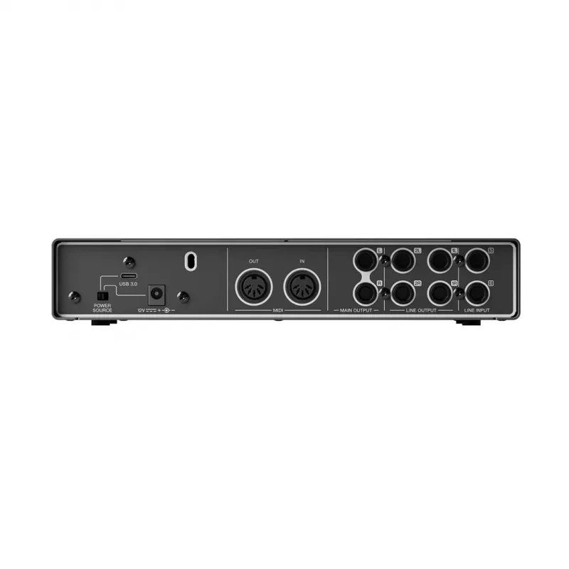 Garso/MIDI sąsaja YAMAHA URX44C – kompaktiška USB garso ir MIDI jungtis