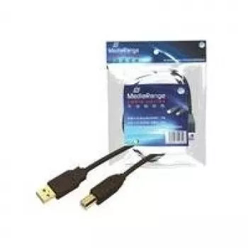 USB laidas MediaRange MRCS101 1,8 m USB A USB B juodas