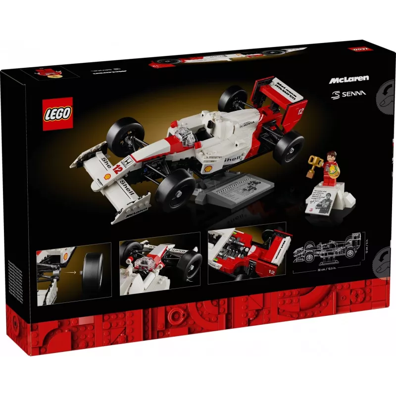 LEGO ICONS McLaren MP4/4 Ayrton Senna 10330 – surinkimo modelis