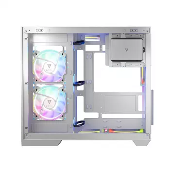 MODECOM VOLCANO PANORAMA ARGB 5F MIDI baltas korpusas