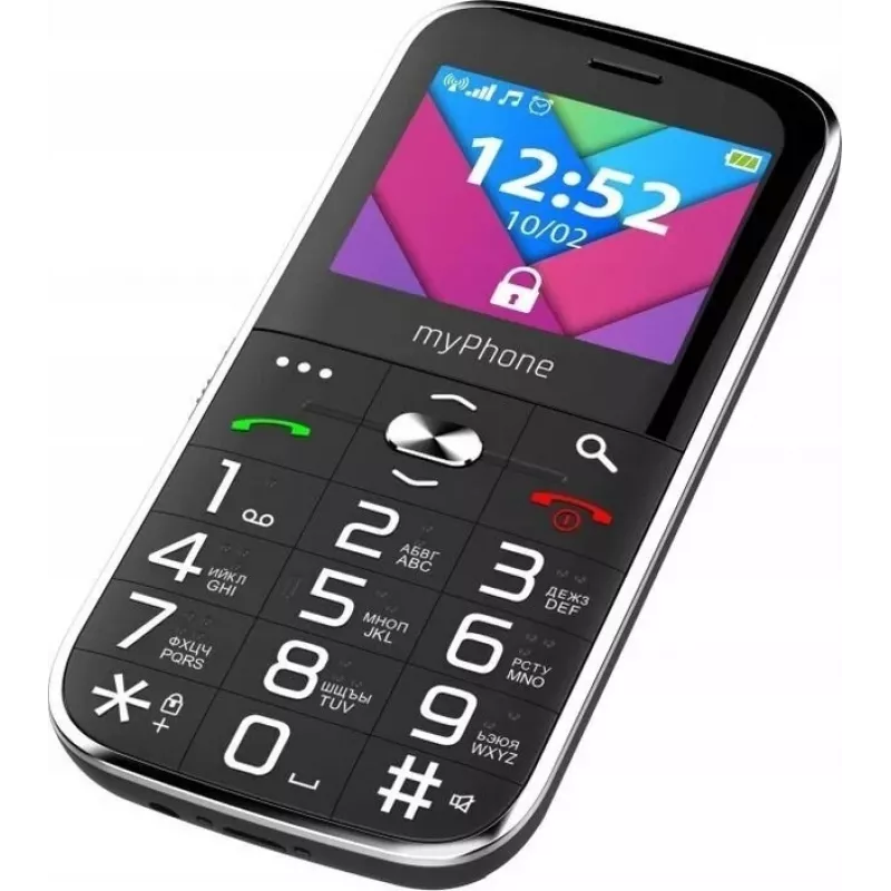 Mobilusis telefonas myPhone Halo C | Juodas | 2.2 colio | TFT | 32 MB | 32 MB | Dviguba SIM | Pagrindinė kamera 0,3 MP | 1900 mAh