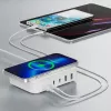 Įkrovimo stotelė su organizatoriumi 4smarts 540570 balta 100W
