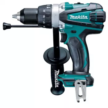 Gręžtuvas Makita DHP458Z be raktelio, 2000 RPM, juodas/mėlynas, 2,3 kg