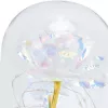 Amžina rožė stikle Extralink Home, balta LED šviesa