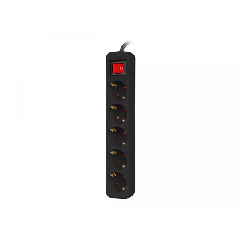 Lanberg PS1-05F-0150-B ilginimo laidas 1,5 m 5x230 V