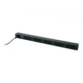 APC RACK PDU BASIC ZERO U 10A 230V maitinimo paskirstymo blokas (PDU) su 15 C13 lizdų, 0U, juodas
