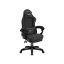 Žaidimų kėdė huzaro Force 3.7 Carbon Black – ergonomiška, aukštis reguliuojamas 107,5–116,5 cm, 5 ratai, juosmens ir kaklo pagalvėlės