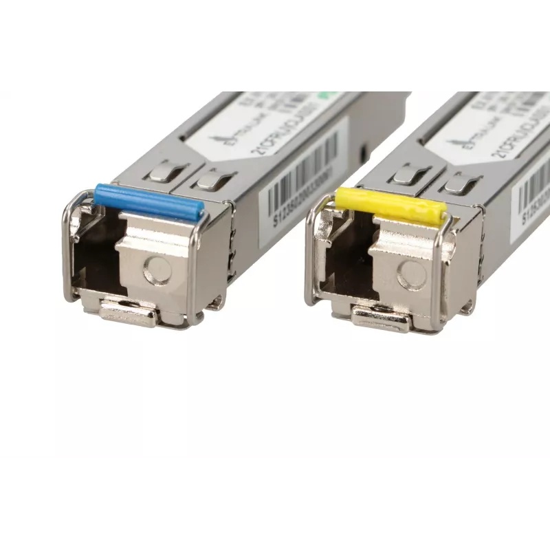 SFP WDM modulių pora Extralink 1.25G 1310/1550nm vienmodis 3km LC DOM