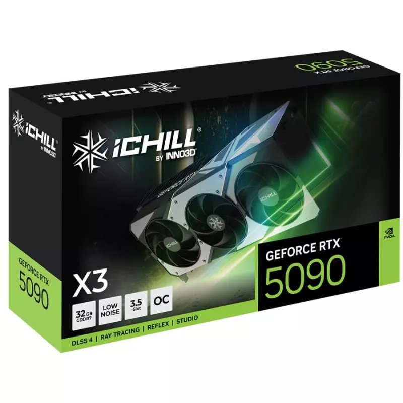 INNO3D iChill GeForce RTX 5090 32GB GDDR7 vaizdo plokštė