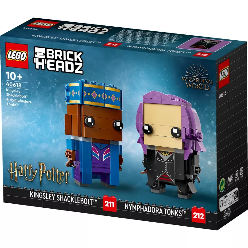 Lego Brickheadz Haris Poteris 40618 Kingsley Shacklebolt ir Nymfadora Tonks