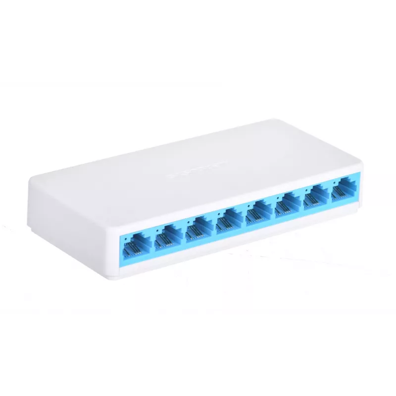 Mercusys MS108 8 prievadų jungiklis RJ-45 10/100Mbps nevaldomas