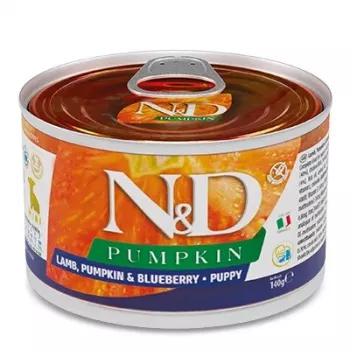 Farmina N&D Puppy Lamb & Pumpkin & Blueberry šlapias maistas šunims 140 g