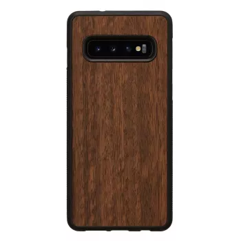Apsauginis dėklas Samsung Galaxy S10, juodas Koala dizainas, medis ir polikarbonatas