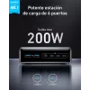 Kroviklis GeNPrime 200W GaN 4xUSB-C 2xUSB-A Juodas