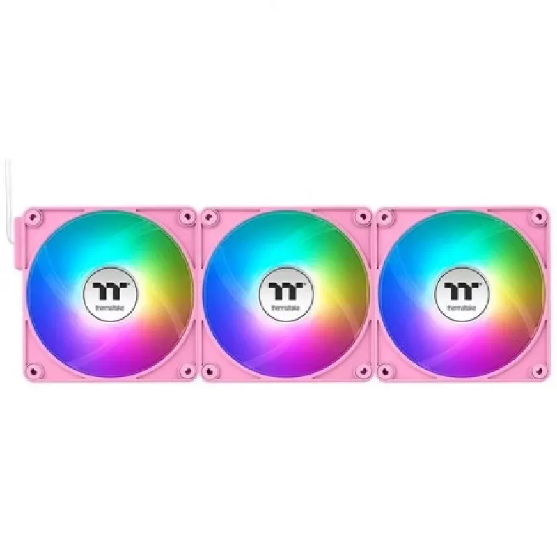 Thermaltake CT120 EX Reverse ARGB 120mm Pink 3 rinkinys