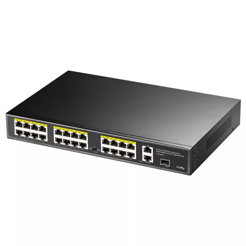 Nevaldomas jungiklis Cudy FS1026PS1 24 prievadai Gigabit Ethernet PoE
