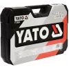 Mechaniko įrankių rinkinys YATO YT-38901 122 vnt. su lizdais, reketais, atsuktuvais