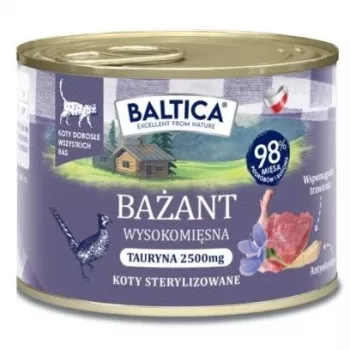 BALTICA regional flavours Pheasant šlapias kačių maistas – fazanas – 185 g