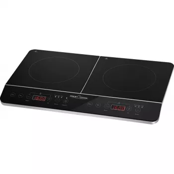 PROFI COOK PC-DKI 1067 indukcinė kaitlentė, 3500W, 2 kaitvietės, juoda
