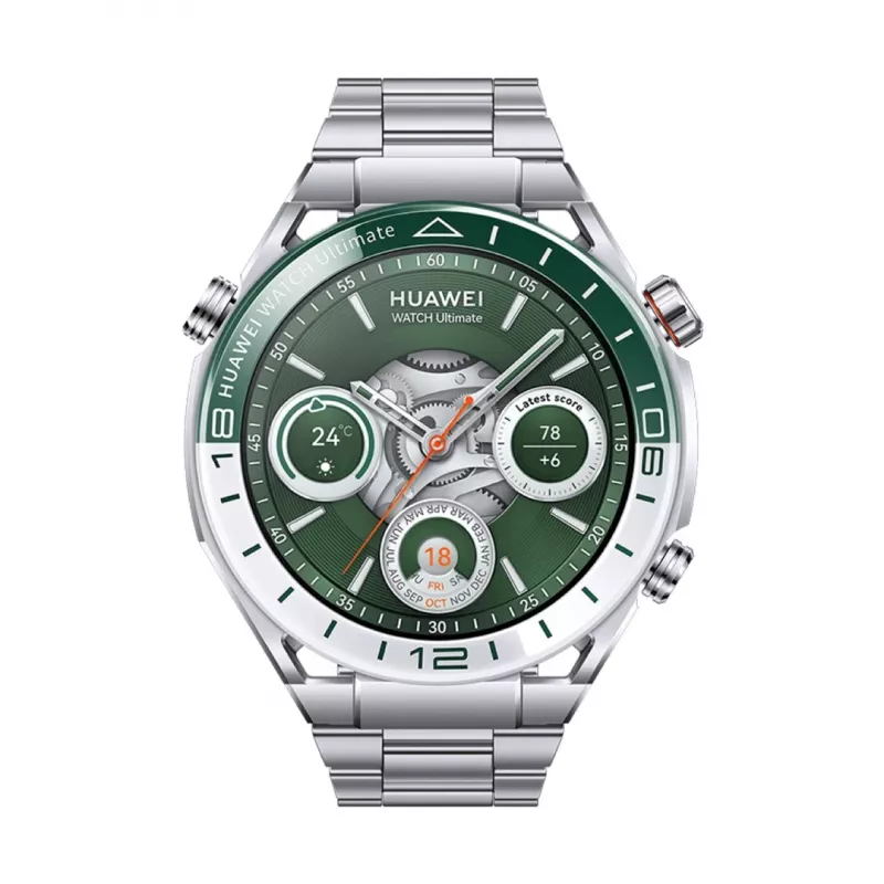 Huawei WATCH Ultimate New (Woods-B19) išmanusis laikrodis, 1,55 colio AMOLED 466 x 466, 32 MB RAM, 32 GB, GPS, 530 mAh, titano apyrankė, žalias