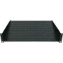 Intellinet 19 colių konsolinė lentyna, 1U, 2 taškų priekinis montavimas, 150 mm gylis, maks. 25 kg, juoda, trejų metų garantija