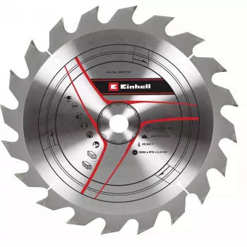 KWB pjūklo diskas medžiui TCT Ø 200 x 16 mm, 2,4 mm, 20 dantų