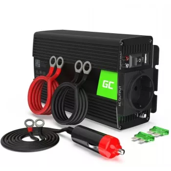 Maitinimo keitiklis Green Cell INV17 Auto 500W Juodas