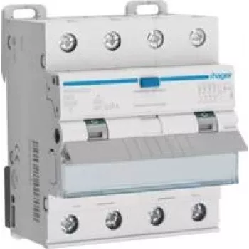 Hager ADX420D 4P 10kA B-20A 30mA A tipo diferencialinis automatinis jungiklis