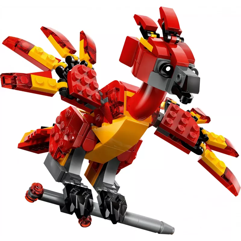 LEGO statomas Feniksas Fawkes – Dumbldoro Feniksas modelis 76448, 299 dalių, 160 mm aukštis, nuo 8 metų