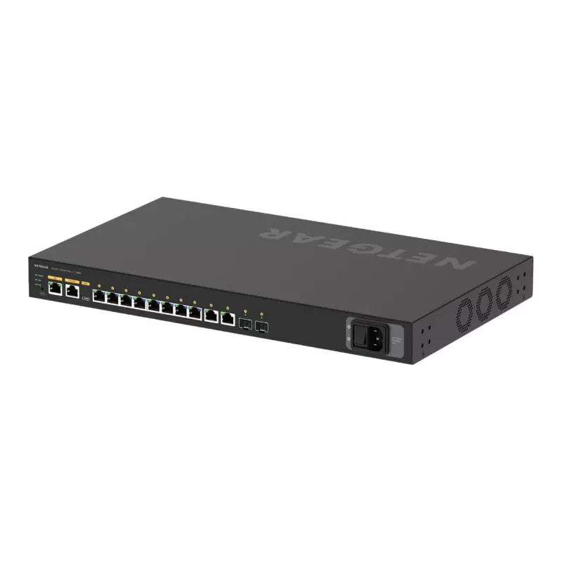 NETGEAR M4250-10G2XF-PoE++ valdomas L2/L3 gigabitinis eterneto jungiklis su PoE (10/100/1000) 1U juodas