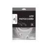 Gembird PP6U-1M tinklo kabelis Cat6 RJ-45 1 m, U/UTP, 24 AWG, pilkas