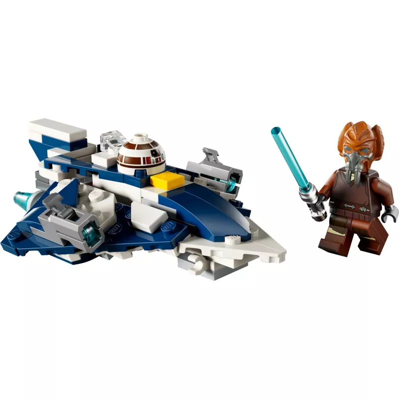 LEGO Microfighter Star Wars Plo Kono džedajaus žvaigždėlaivis 75400 — 89 dalių, 1 minifigūrėlė, nuo 6 m.