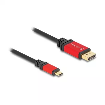 DeLOCK USB Type-C į DisplayPort laidas 8K 30Hz HDR 1m raudonas