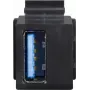 Keystone modulinė jungtis USB-A 3.0 lizdas prie USB-A 3.0 lizdo, LogiLink® [NK0015B]