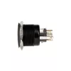 DimasTech PD220 vandalizmui atsparus 25 mm mygtukas Blackline Dot RGB