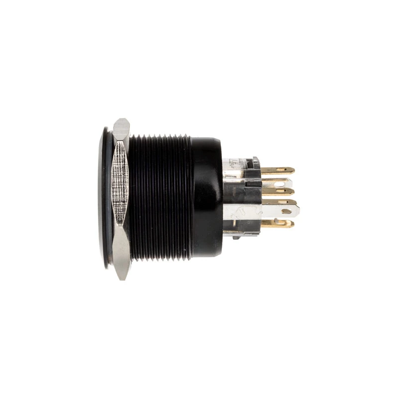 DimasTech PD220 vandalizmui atsparus 25 mm mygtukas Blackline Dot RGB